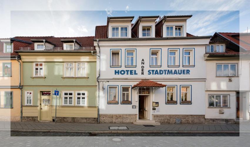 Muehlhaeuser Hof Und Stadtmauer Hotell Mühlhausen Exteriör bild