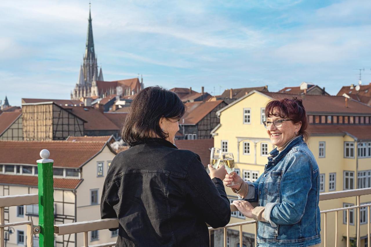 Muehlhaeuser Hof Und Stadtmauer Hotell Mühlhausen Exteriör bild