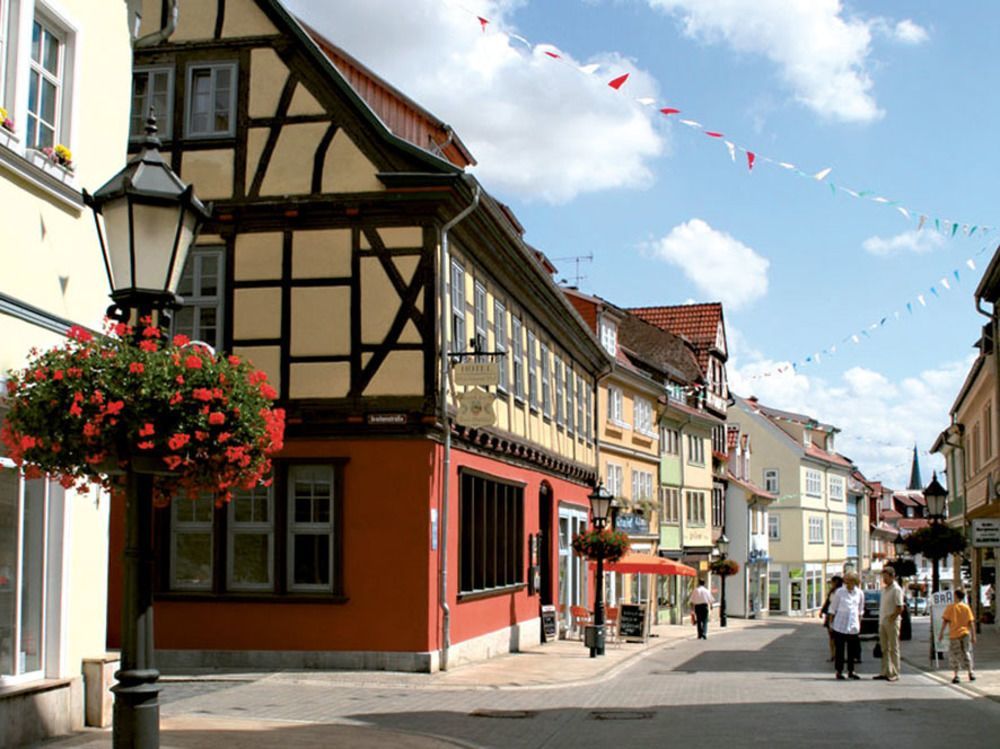 Muehlhaeuser Hof Und Stadtmauer Hotell Mühlhausen Exteriör bild